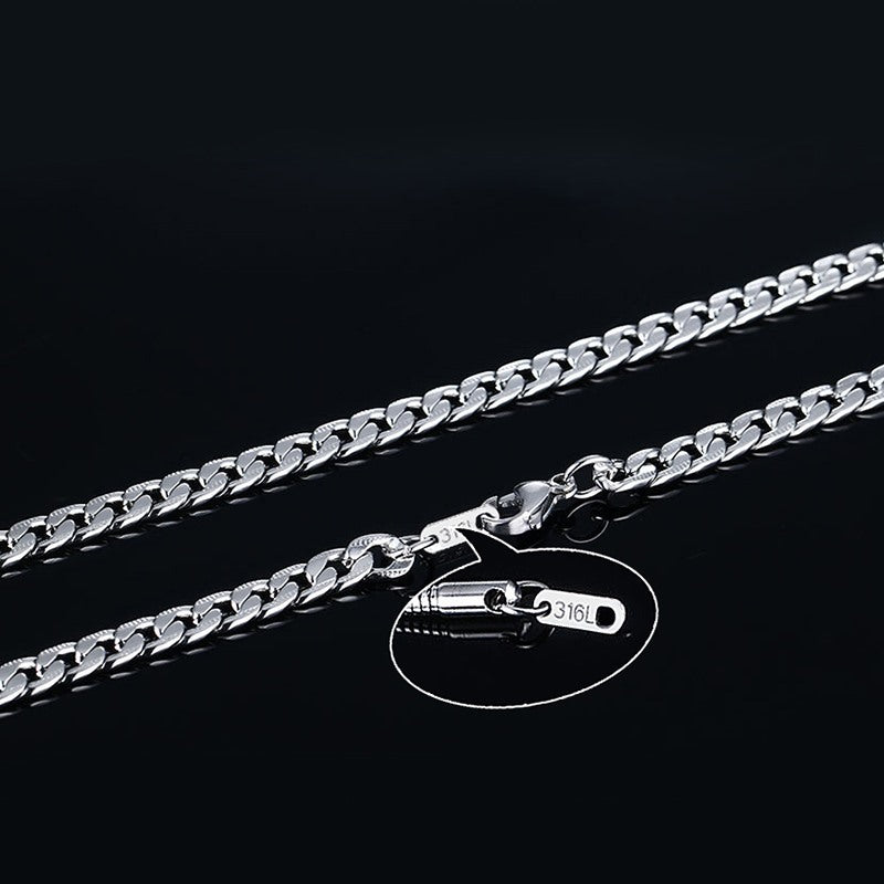 Men's Fashion Personality Necklace Stainless Steel NK Chain