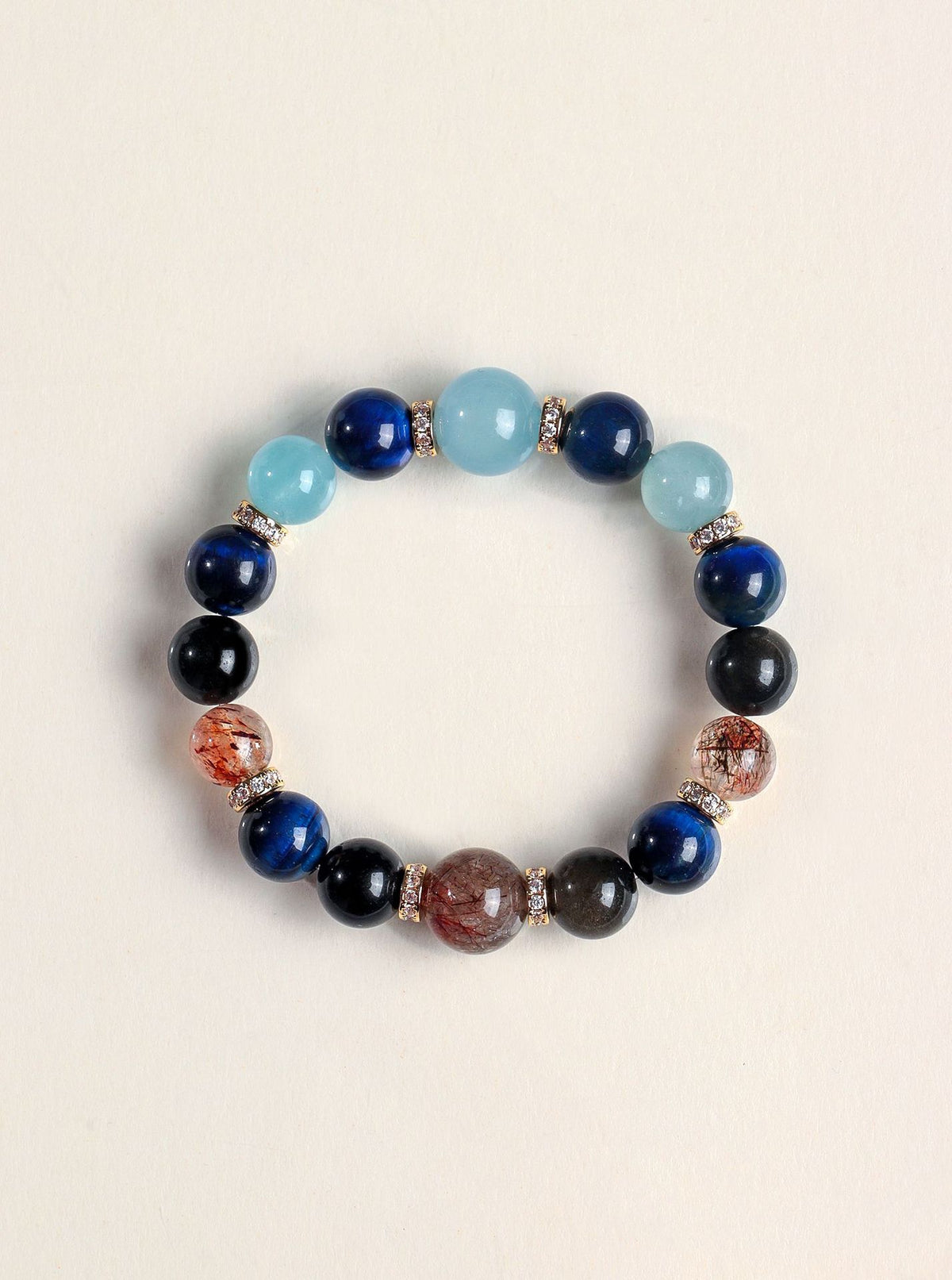 Amethyst Citrine Multigem Bracelet
