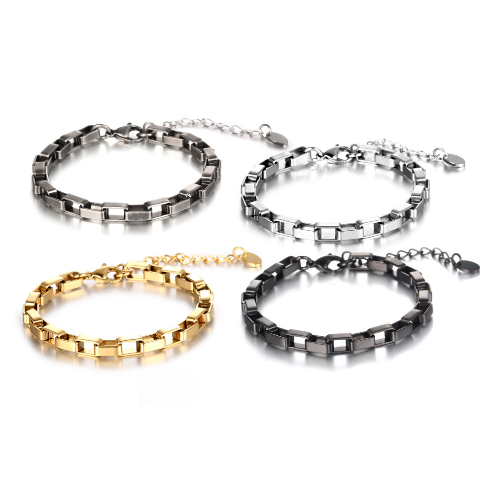 Cold Wind Bracelet – Titanium Steel Hip-Hop Bracelet – Men's