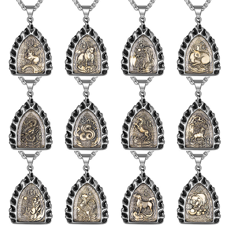 Steel Necklace – Elegant Zodiac Necklace For Everyday Wear Gift Ready Packaging By Planderful
