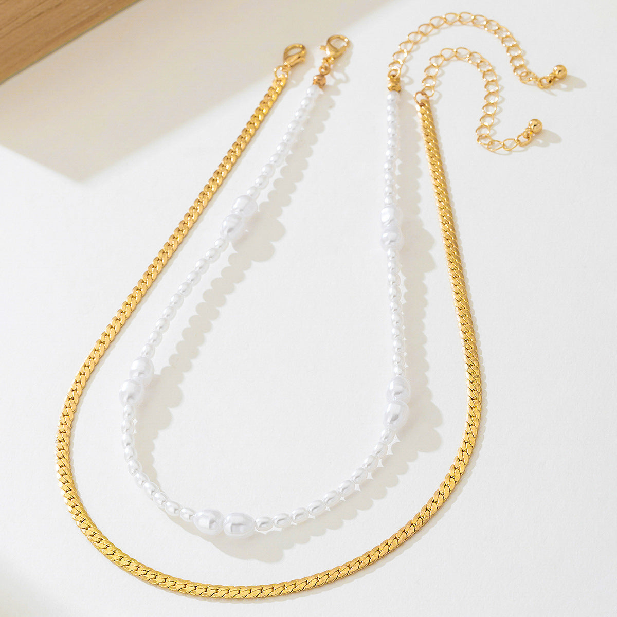 Planderful Vienna Verve Necklace Set – Exquisite Imitation Pearl Design