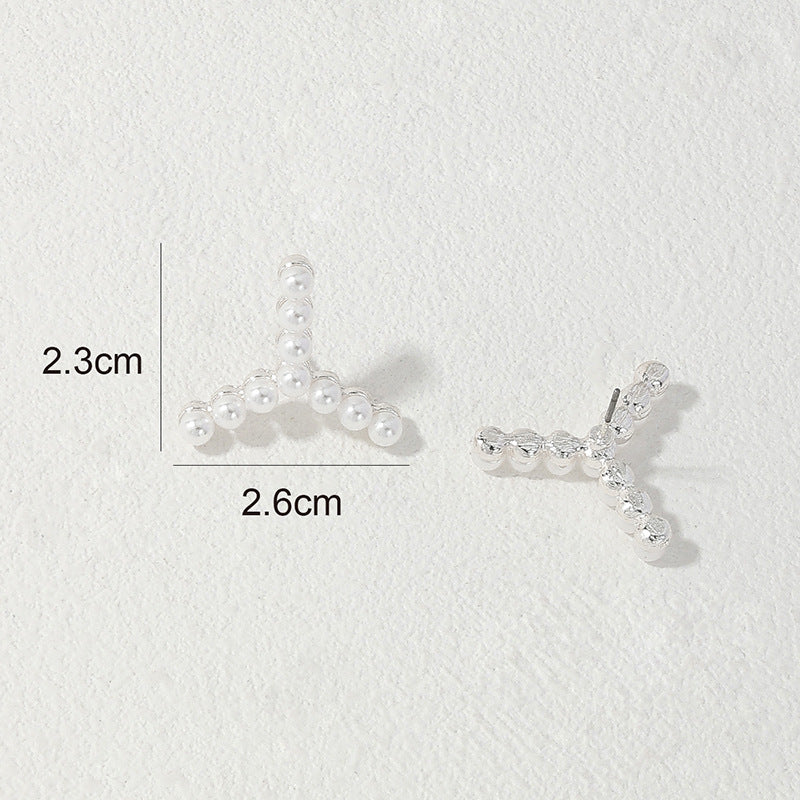 Niche Minimalist Pearl Earrings - Vienna Verve Collection