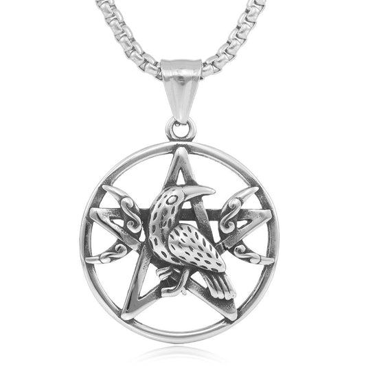 European And American Stainless Steel Hollow Eagle Pendant