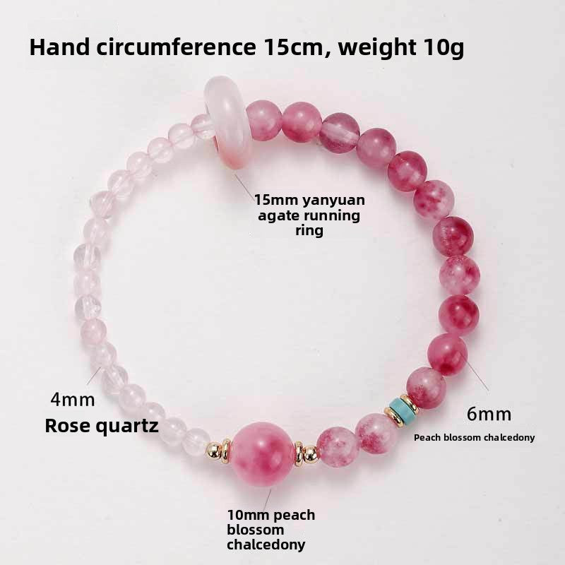 Chalcedony Agate Jadeite Bracelet