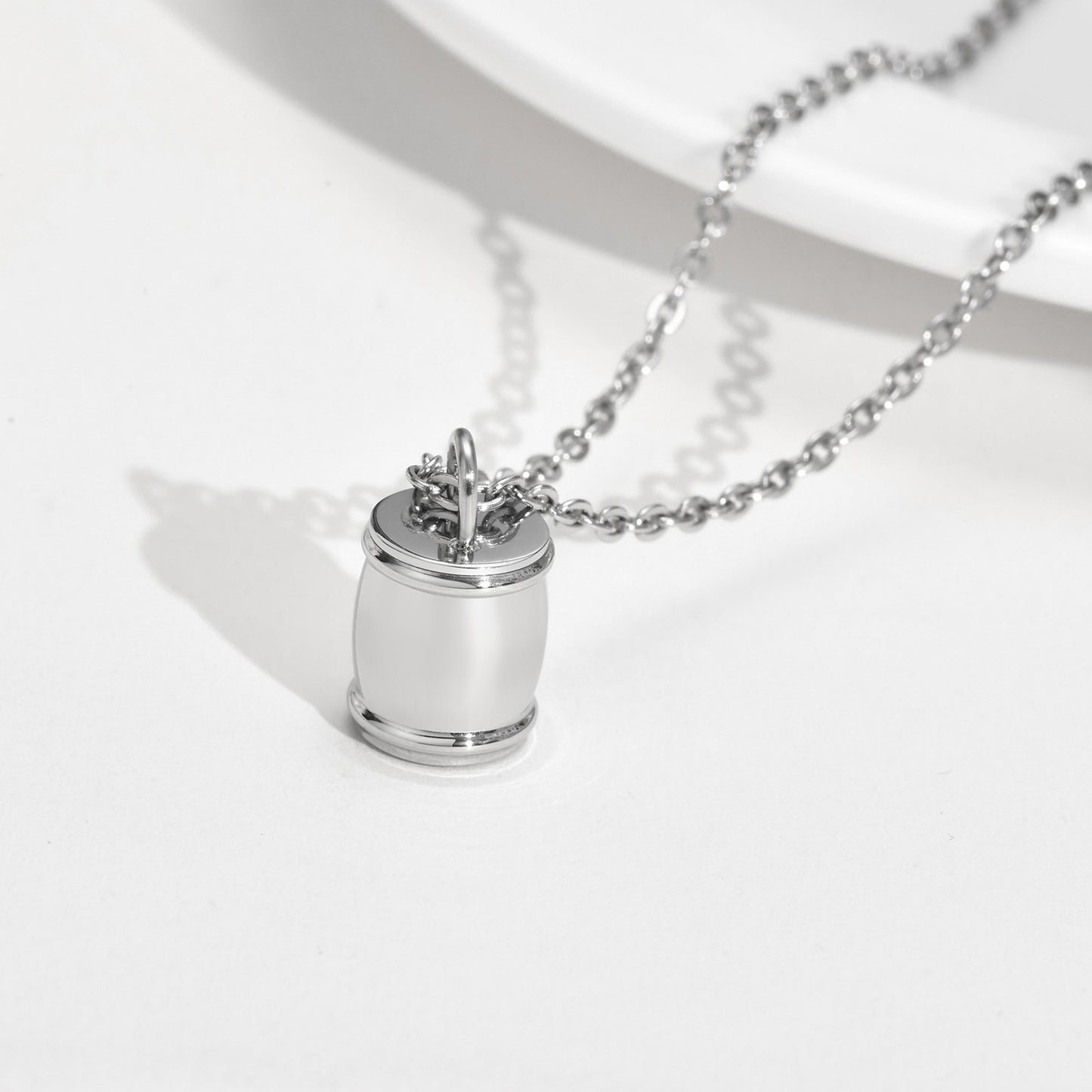 Cross-Border Jewelry Commemorative Pendant Necklace Small Jar Urn