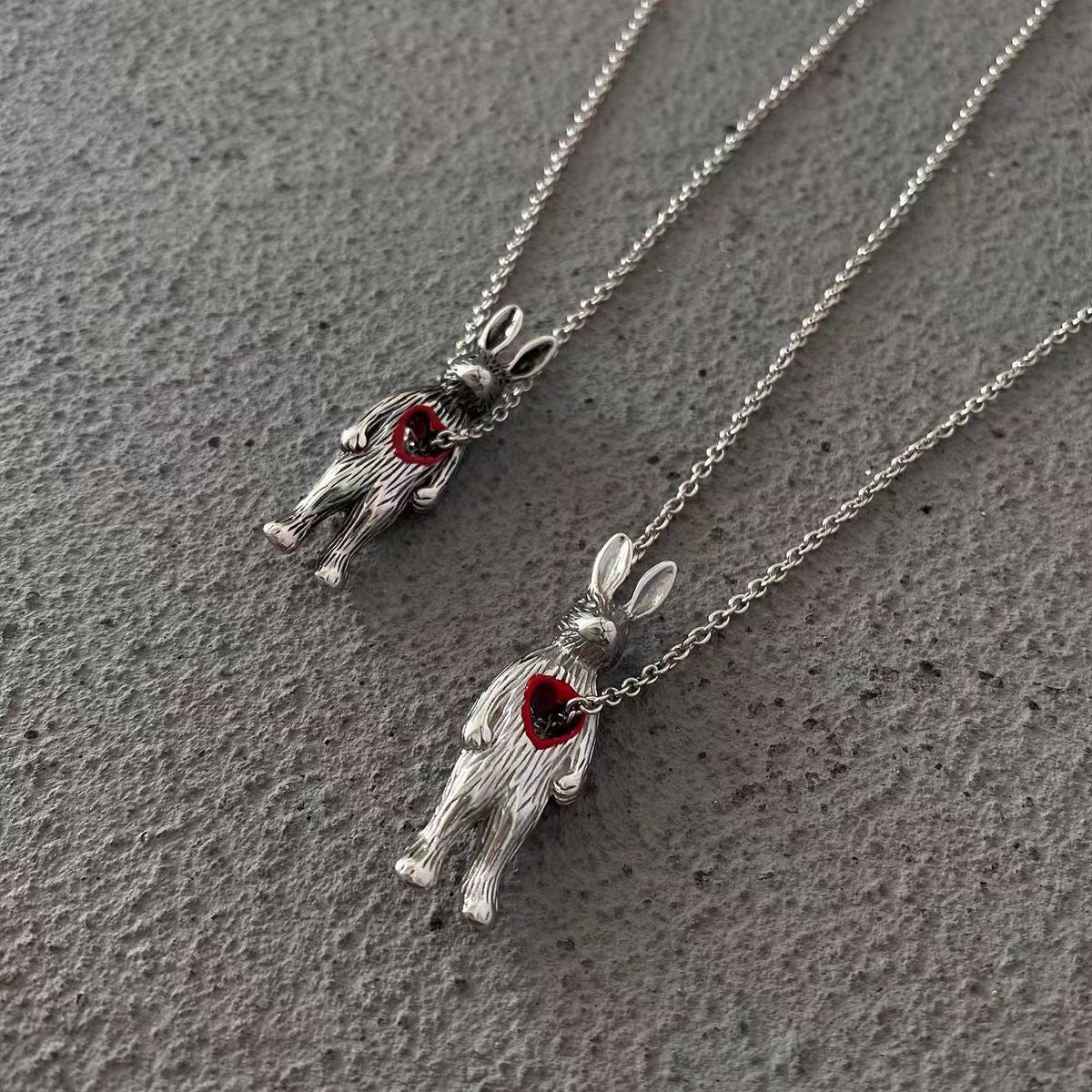 Planderful Jewelry Rabbit Pendant Necklace Titanium Steel For Men And Women Everyday Luxury Accessory