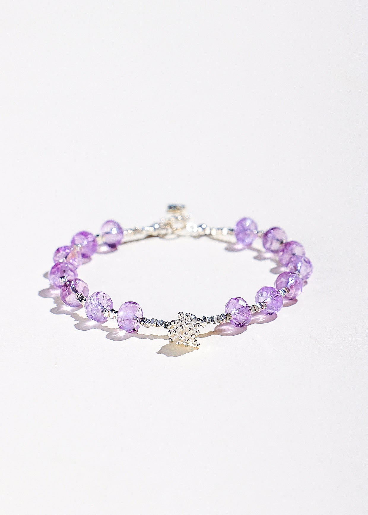 Planderful Fortune's Favor Bracelet – Premium Amethyst Beaded Design