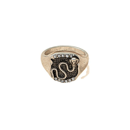 Vintage Serpentine Style Ring with a Personalized Twist