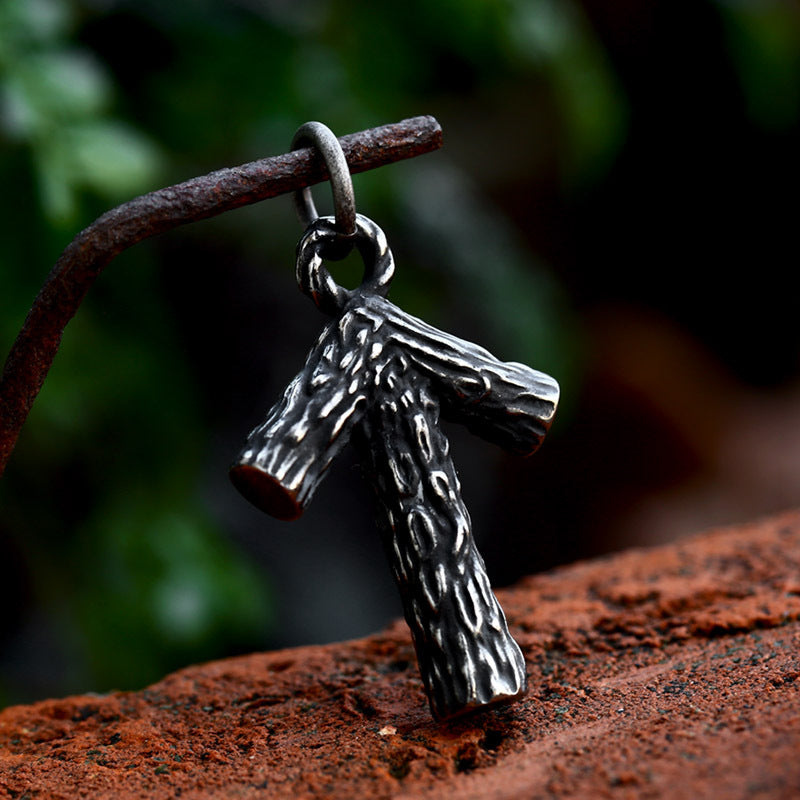 Nordic Viking Arrow Pendant - Wholesale Retro Titanium Steel Jewelry for Men