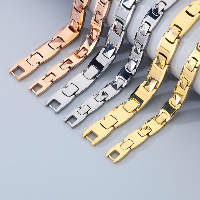 Planderful Magnet Stone Adjustable Couple Bracelet For Men