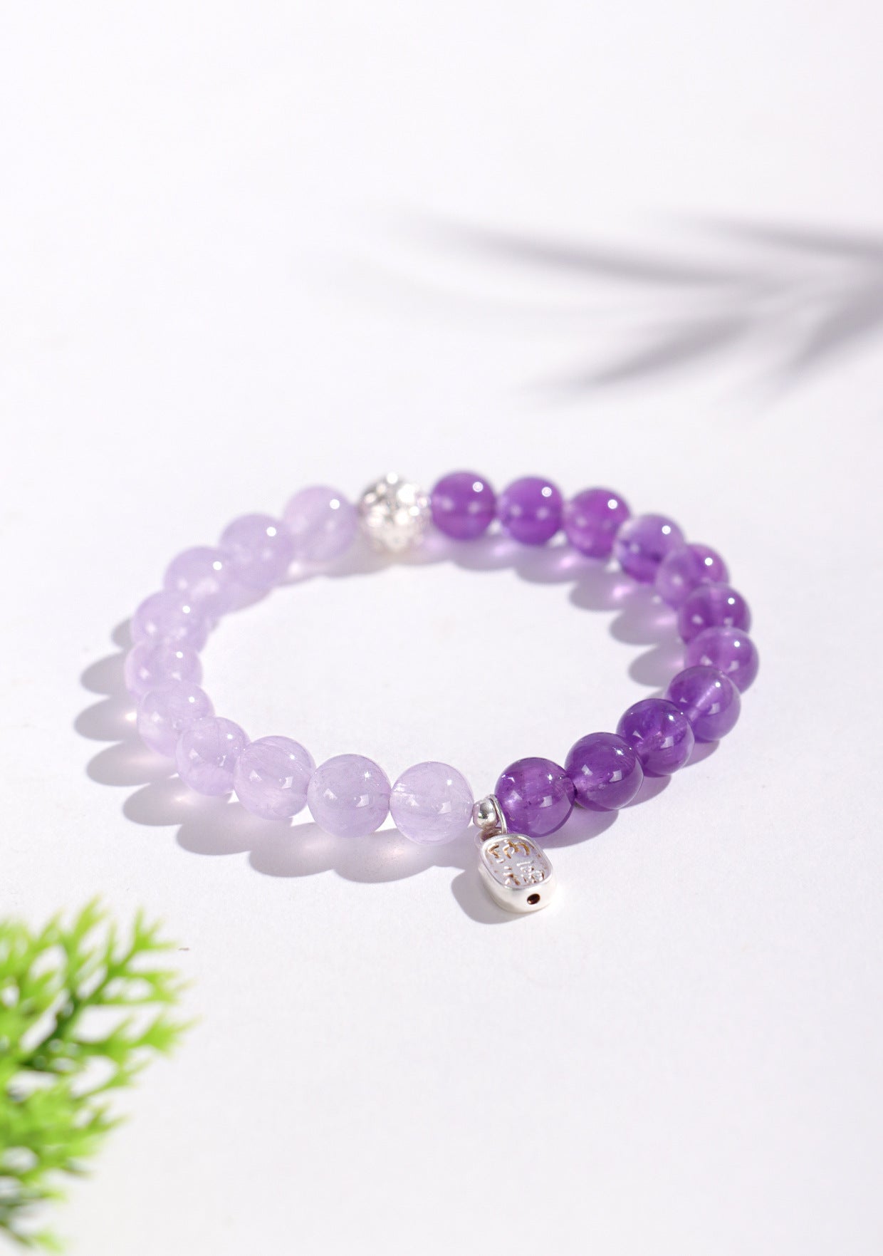Planderful Fortune's Favor Bracelet – Premium Amethyst Beaded Design