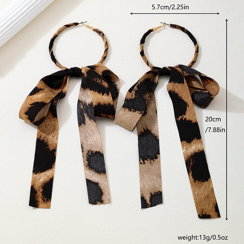Planderful Vienna Verve Earrings – Fashionable Leopard Print Design