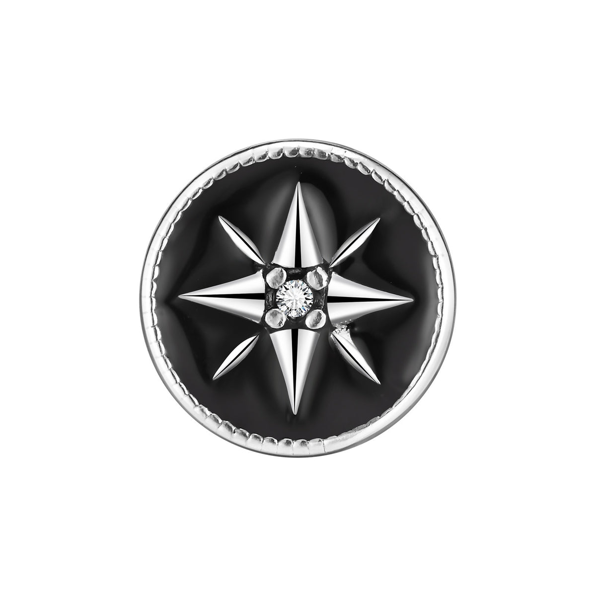 Stainless Steel Zircon Vintage Earrings