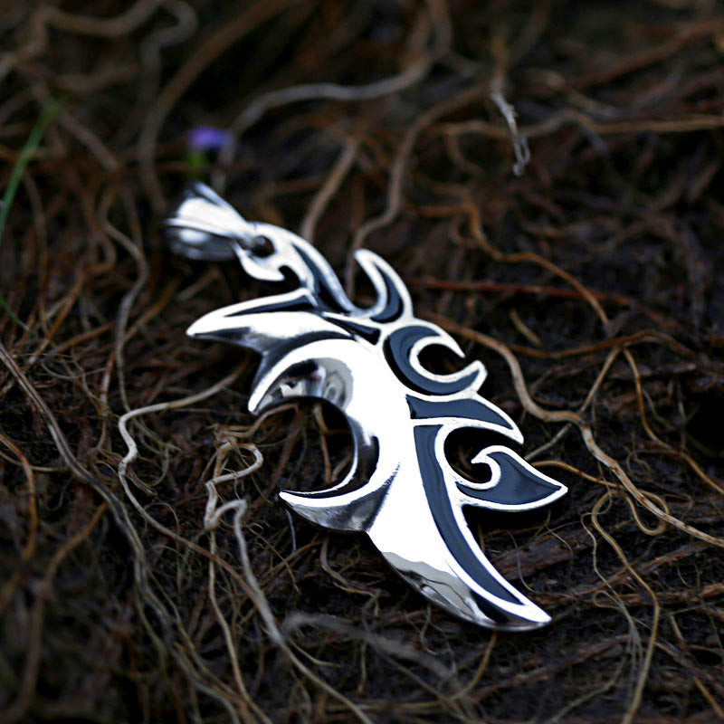 Retro Titanium Steel Pendant for Men - New Stainless Steel Epoxy Accessories from AliExpress