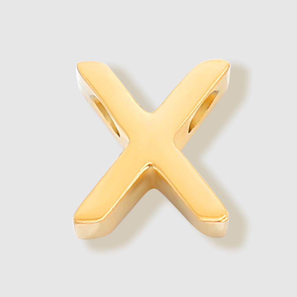 Planderful Jewelry Alphabet Letter Pendant Necklace Stainless Steel Customizable 26 Letters Gift