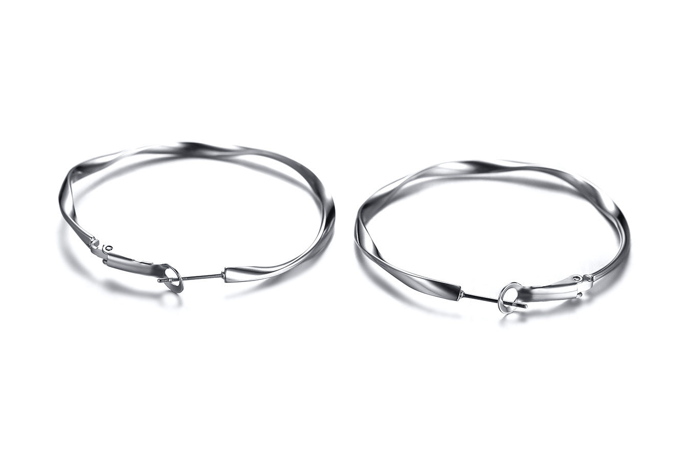 Big Earrings Fashion Trend Titanium Steel Trinket Earrings