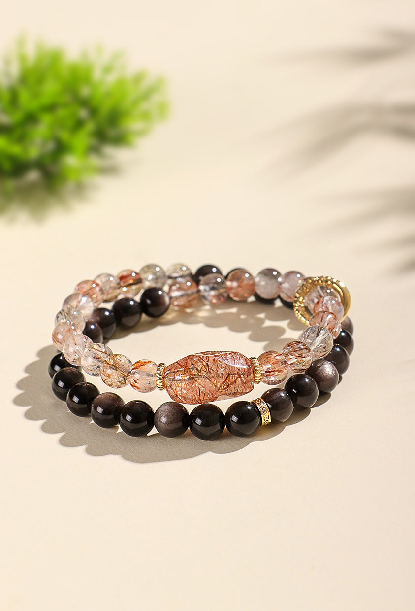 Planderful Fortune's Favor Bracelet – Elegant Crystal Beaded Design