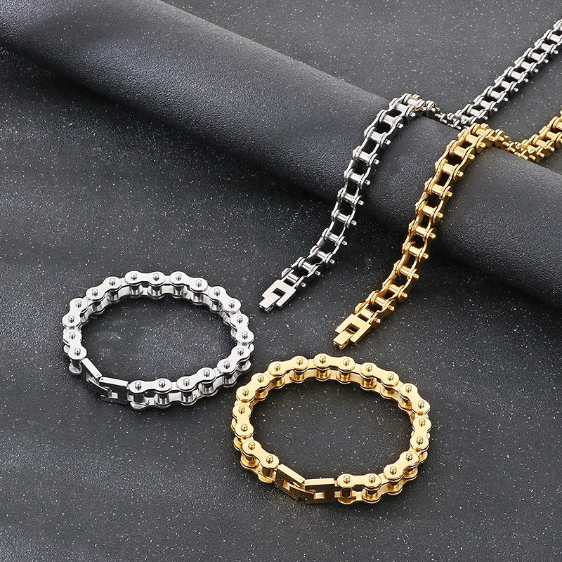 Planderful Personalized Bicycle Chain Necklace For Men