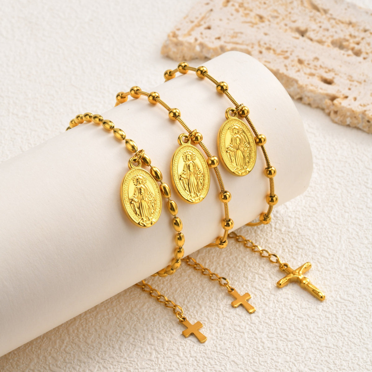 Cross Stainless Steel Bracelet