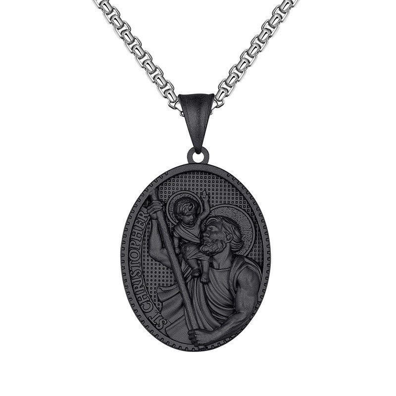Steel Necklace – Elegant Everyday Genie Collection Men's Jewelry for Daily Luxury by Planderful
