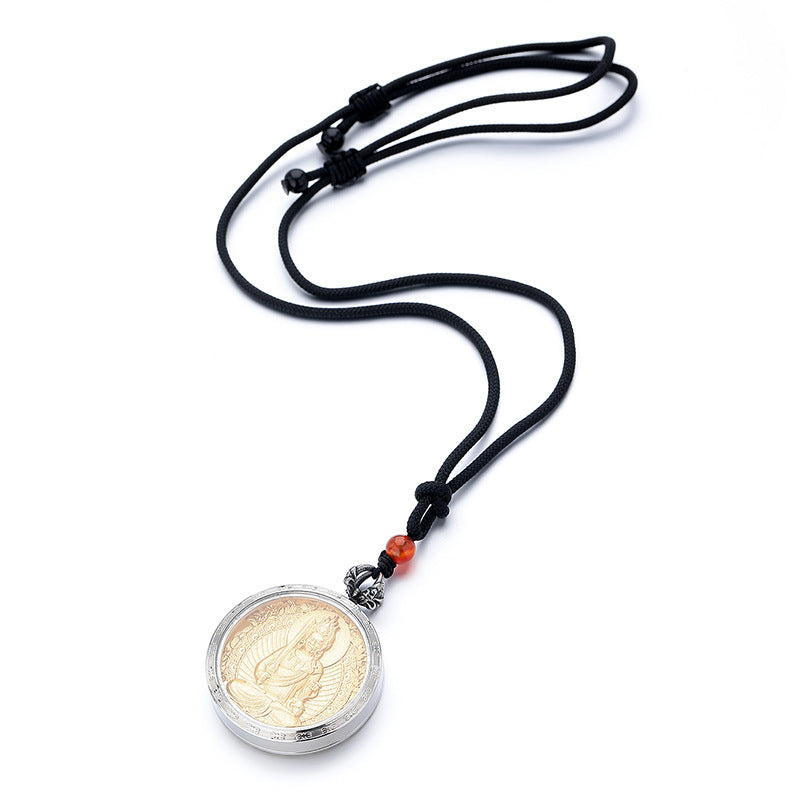 Steel Necklace – Elegant Everyday Buddha Gift