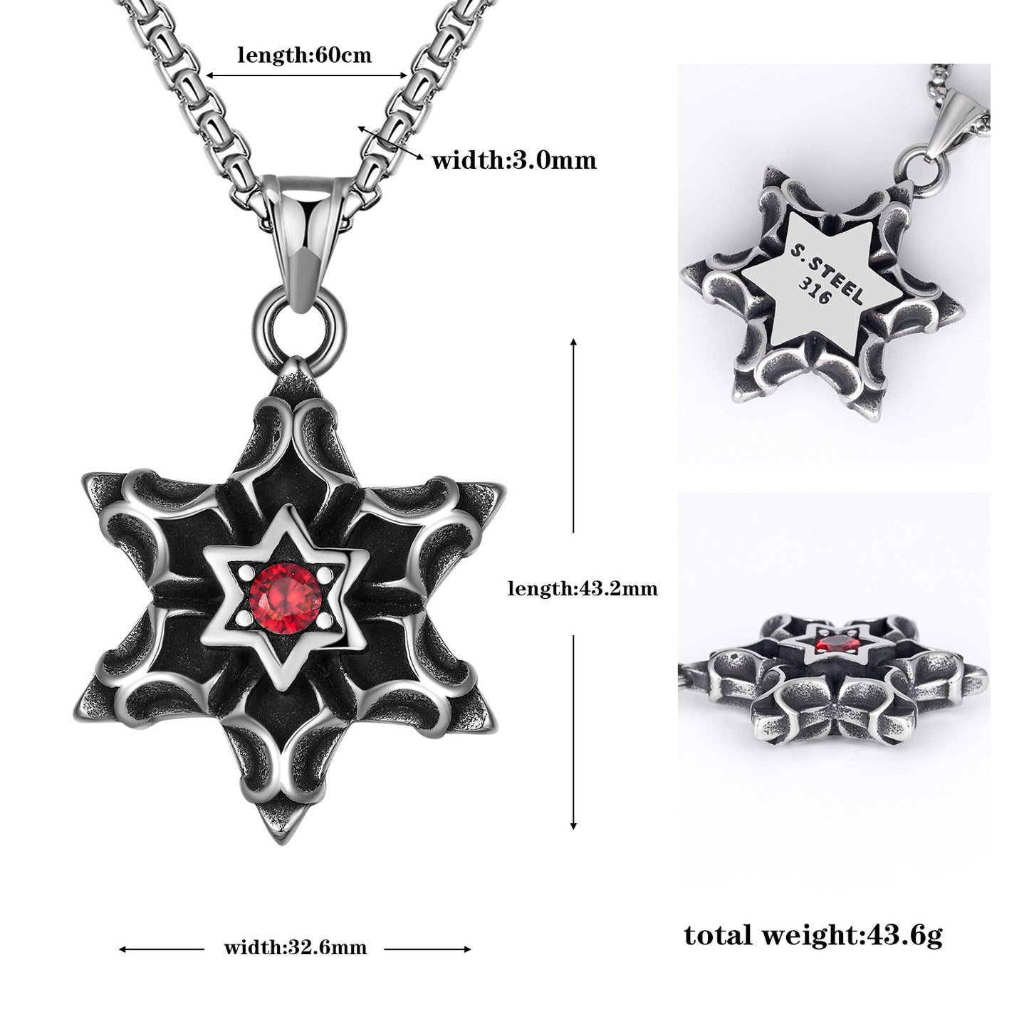 Stainless Steel Necklace – Vintage Punk