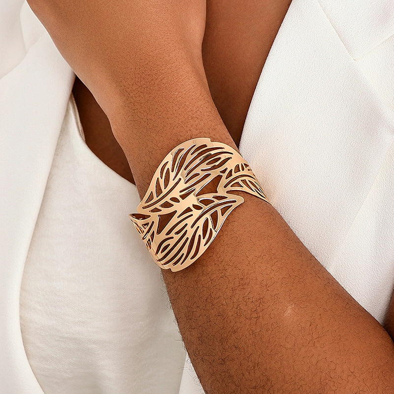 French Vintage Leaf Bracelet - Vienna Verve Collection