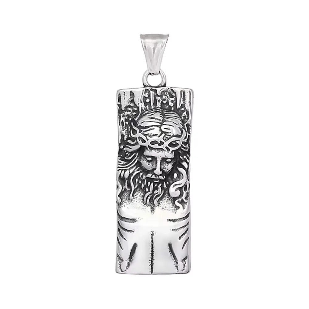 Vintage Viking Stainless Steel Men's Pendant Necklace