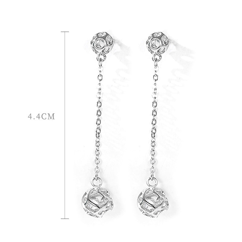 Korean Version 925 Sterling Silver Women's Earrings