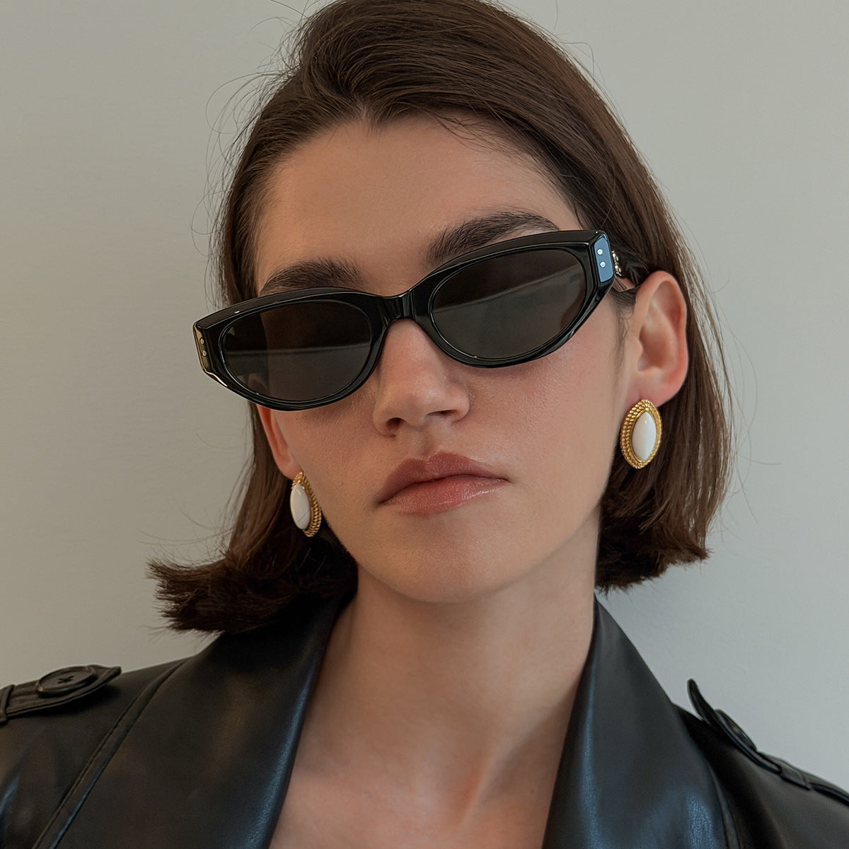Planderful Vienna Verve Stainless Steel Stud Earrings Retro Lace Design For Women Statement Jewelry