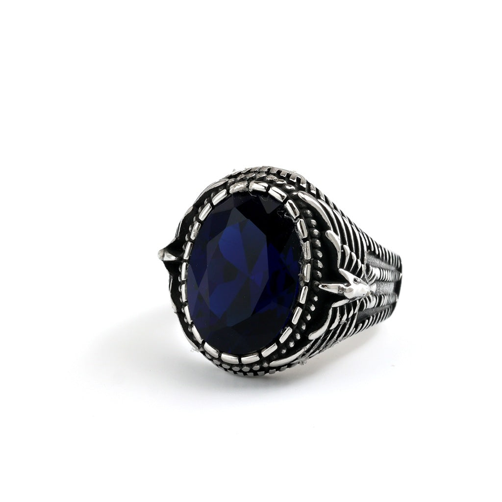 Vintage Solid Stainless Steel Men's Ring