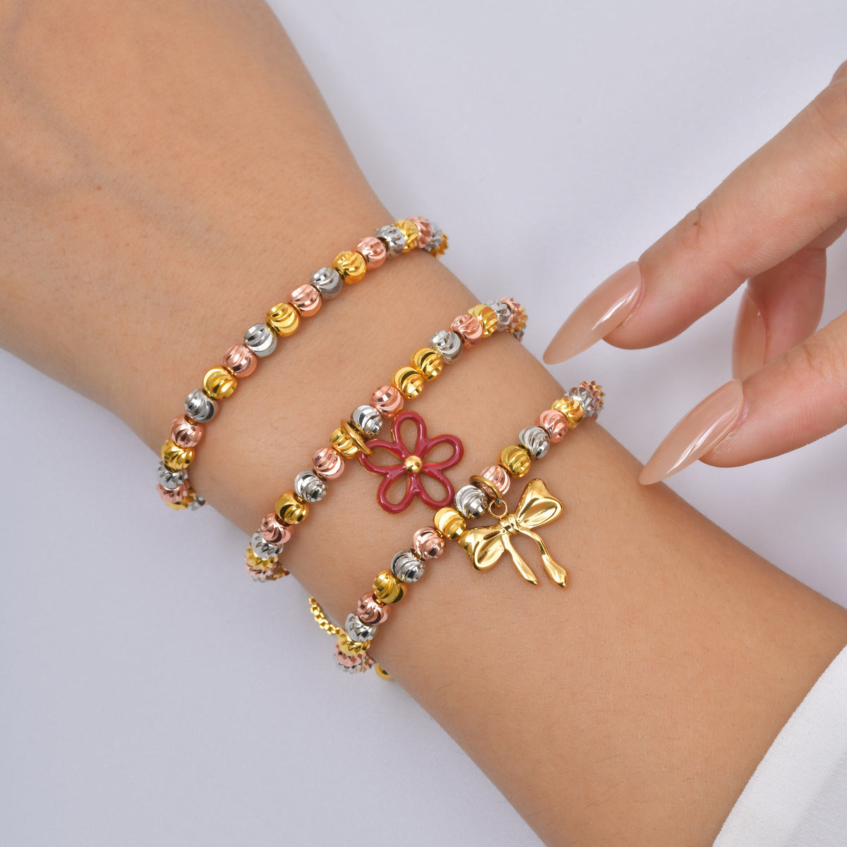 Flower Adjustable Copper Bracelet