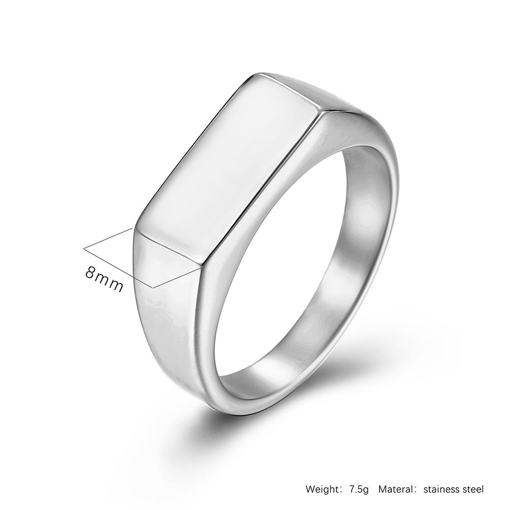 Steel Ring – Minimalist Unisex Everyday Wear