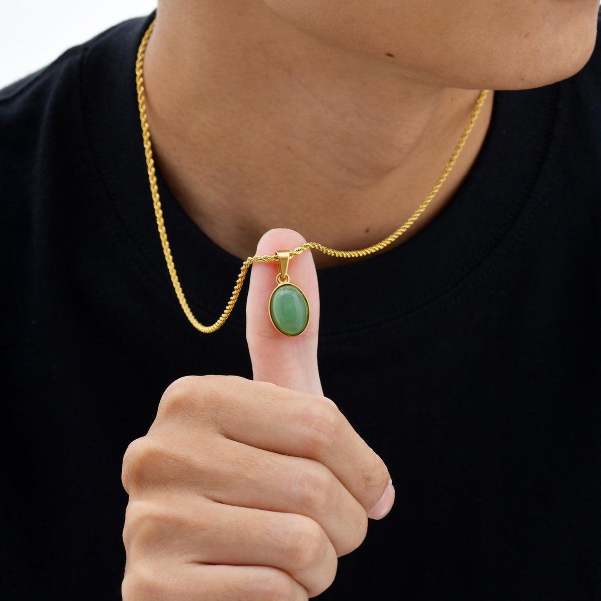 Vintage-Inspired Inlay Pendants — Chain Optional