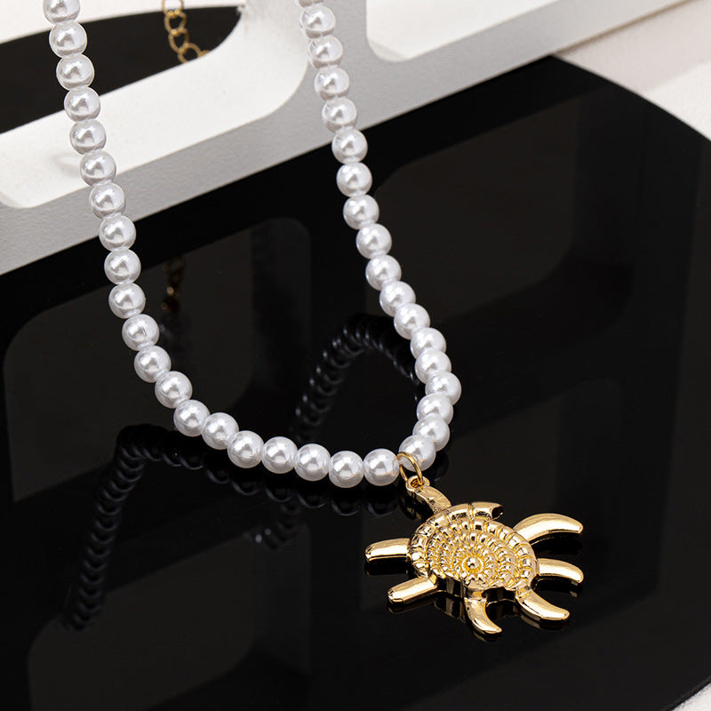 Planderful Vienna Verve Necklace – Vintage Metal Spiral Sunflower Design