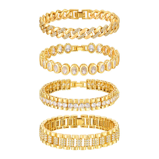 Zircon Copper Bracelet for Women