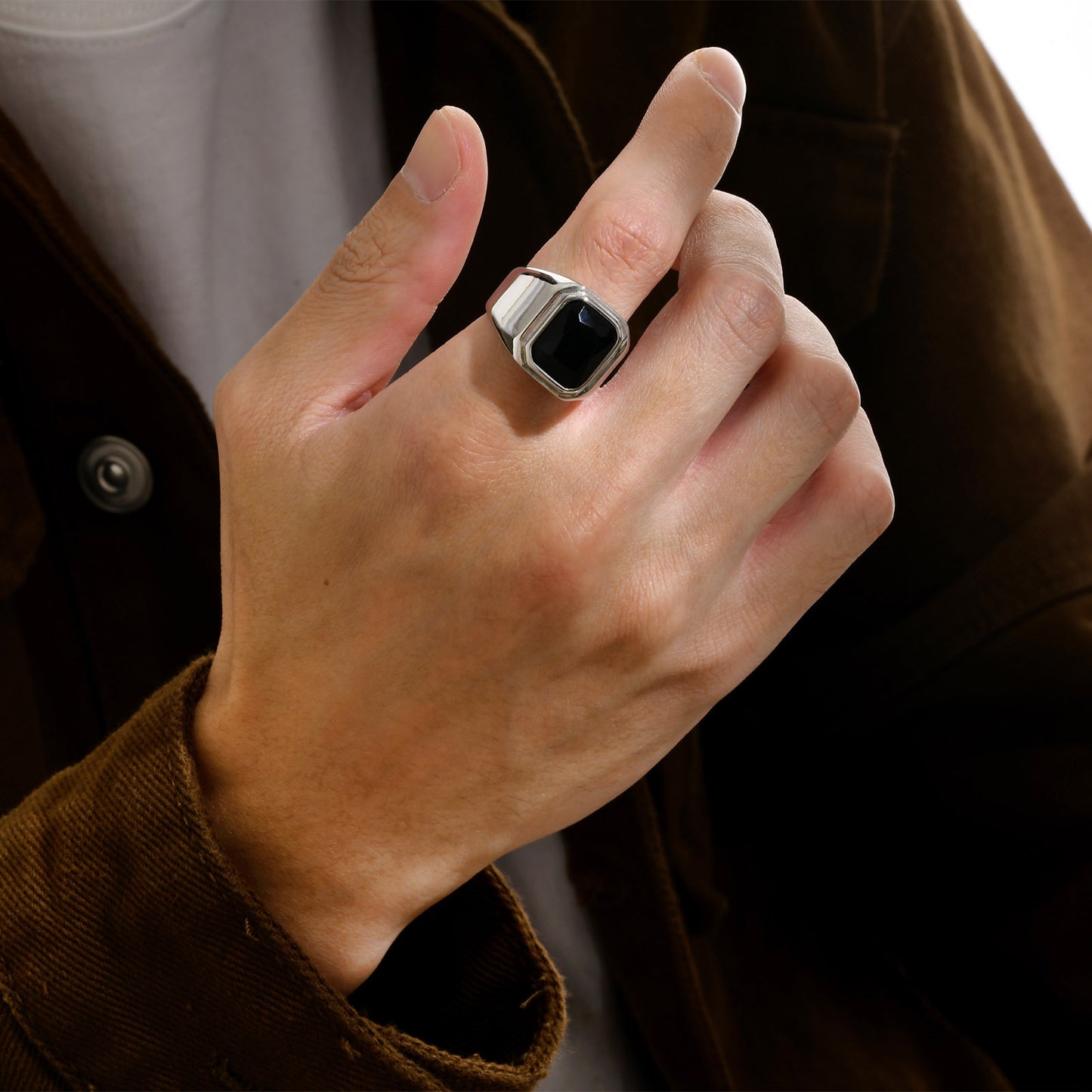 European And American Cross-Border Jewelry Titanium Steel Ring