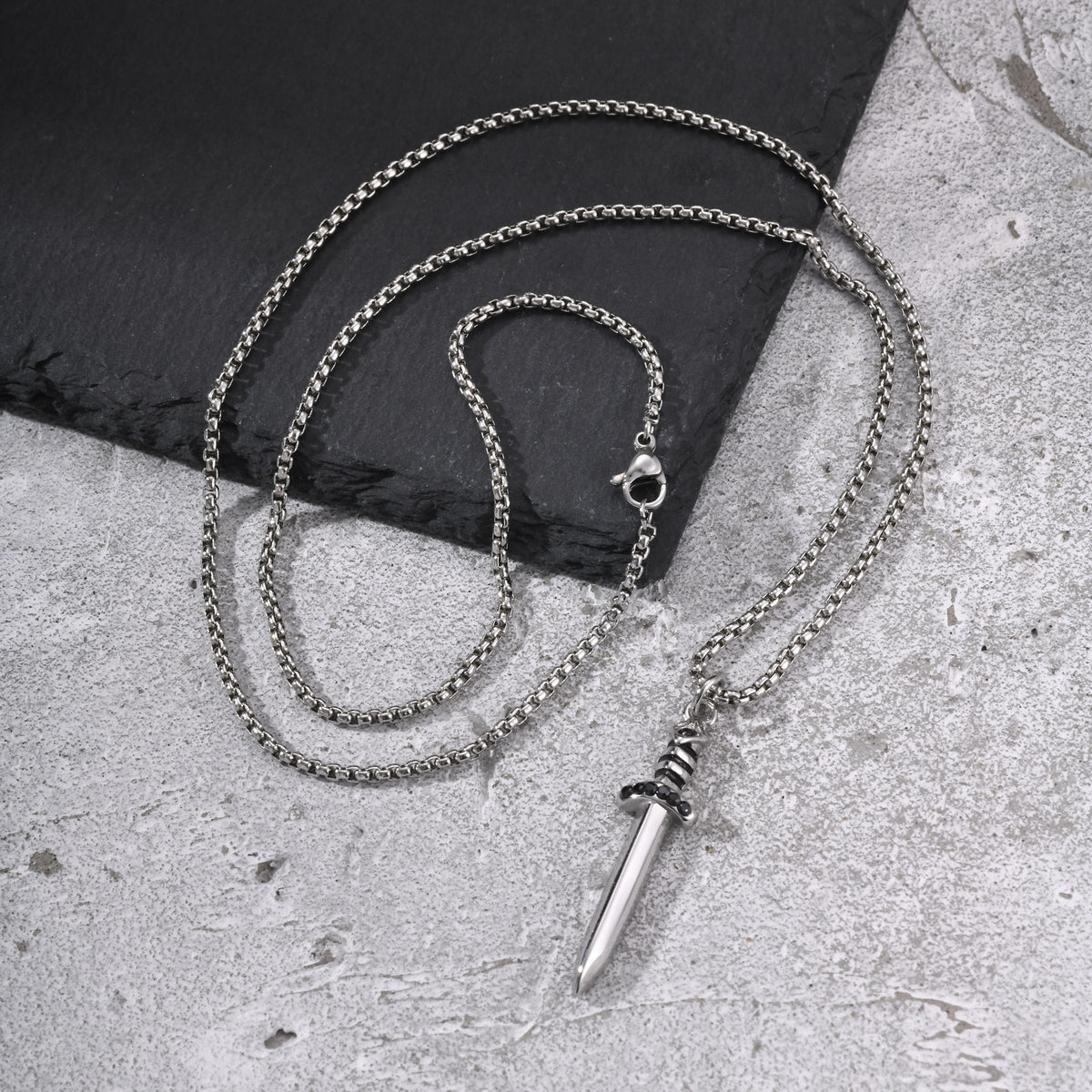 Gothic Zircon Pendant Necklace — Three Designs