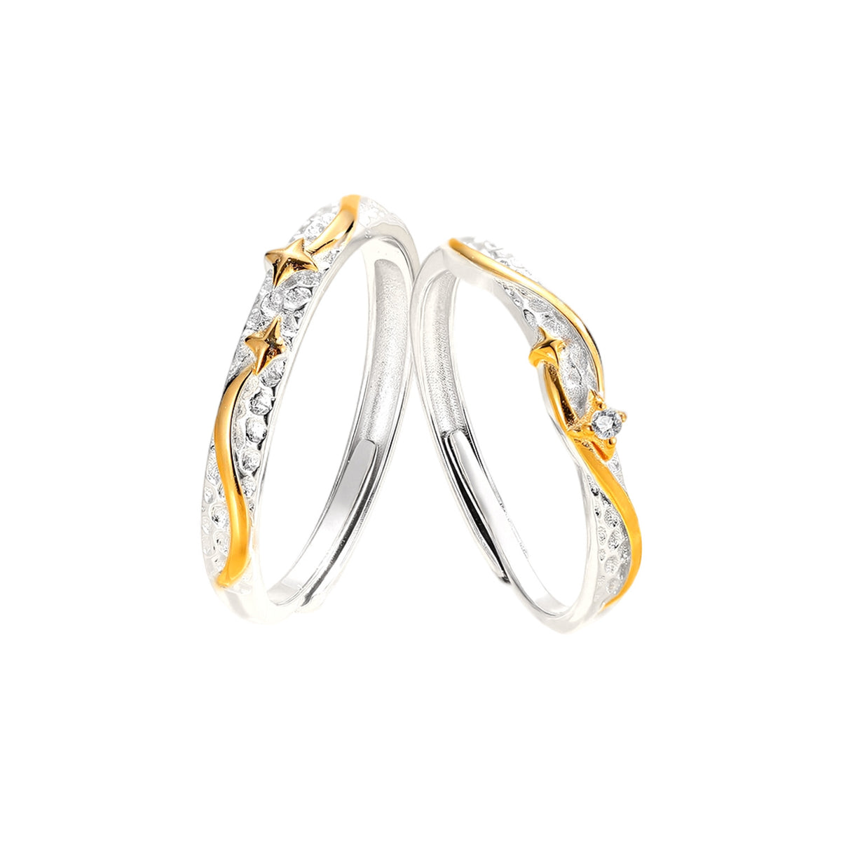 Star Moon S925 Sterling Silver Ring