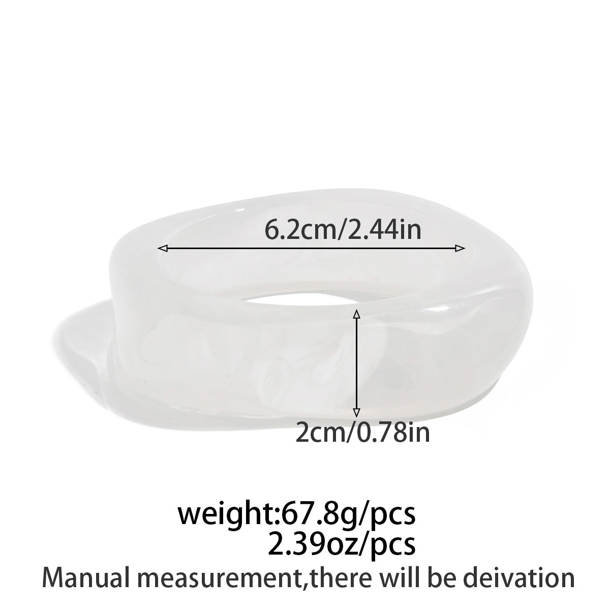 Geometric Polygon Bracelet By Planderful Vienna Verve For Women Translucent Exaggerated Modern Statement Jewelry