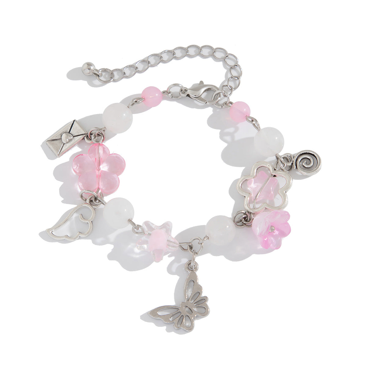 Planderful Vienna Verve Bracelet For Women Pastoral Bow Tassel Imitation Pearl Star Jewelry