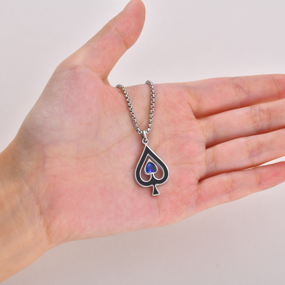 Ace of Spades Stainless Steel Pendant for Men