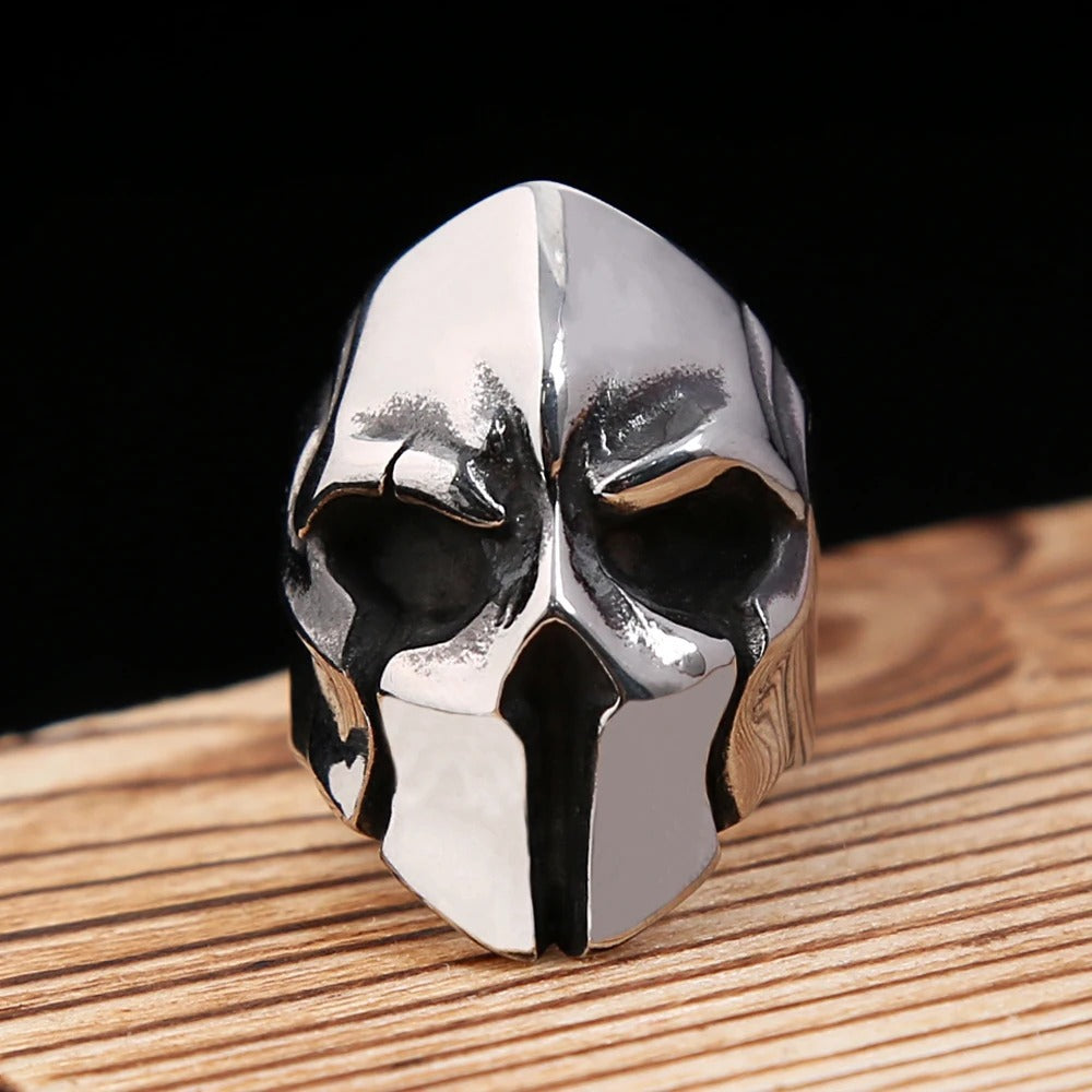 Skull Mask Stainless Steel Ring