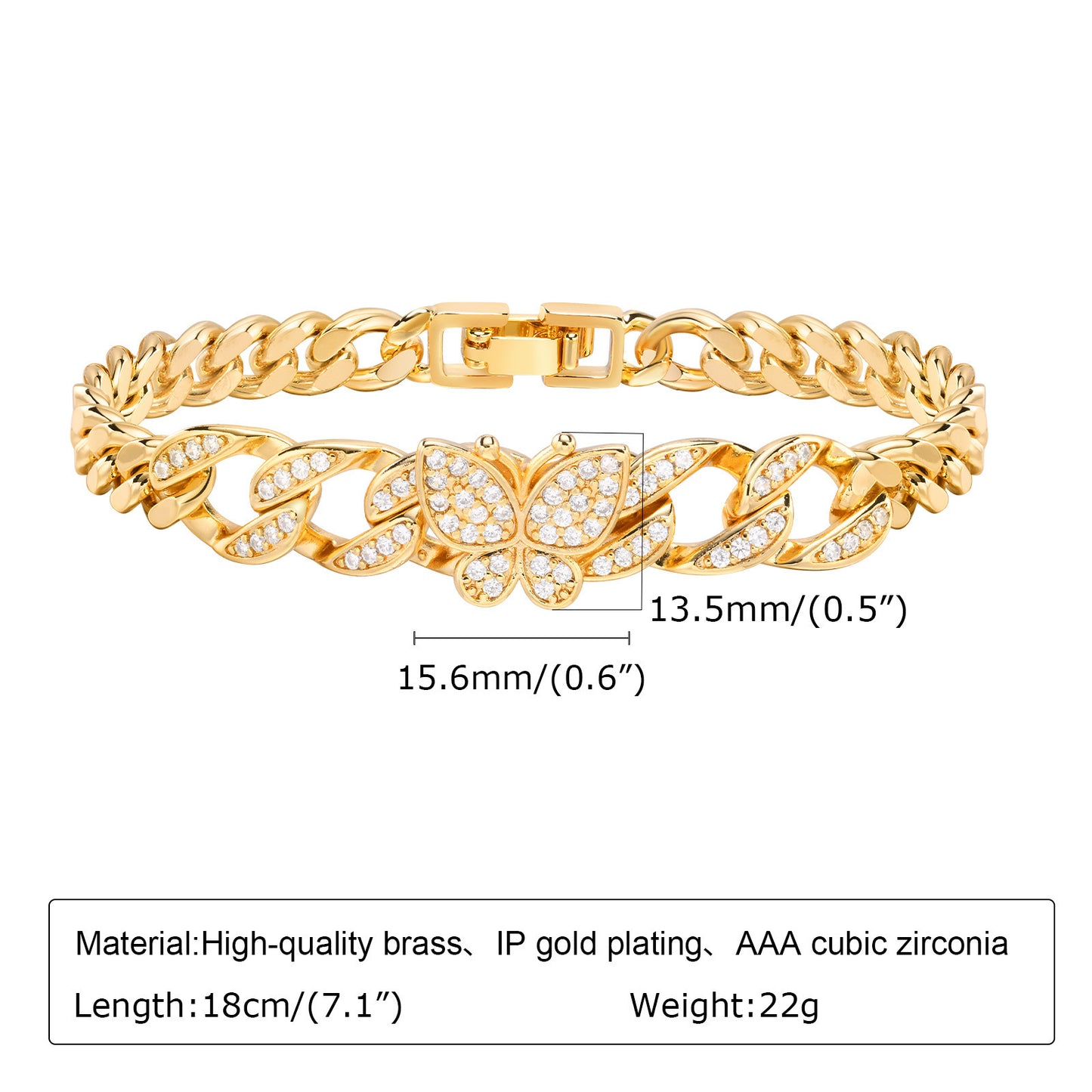 Copper Bracelet Square Heart Four-Leaf Clover Jewelry Wholesale