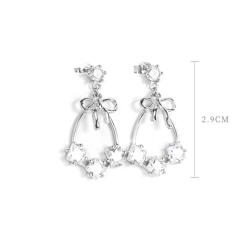 Korean 925 Sterling Silver Earrings