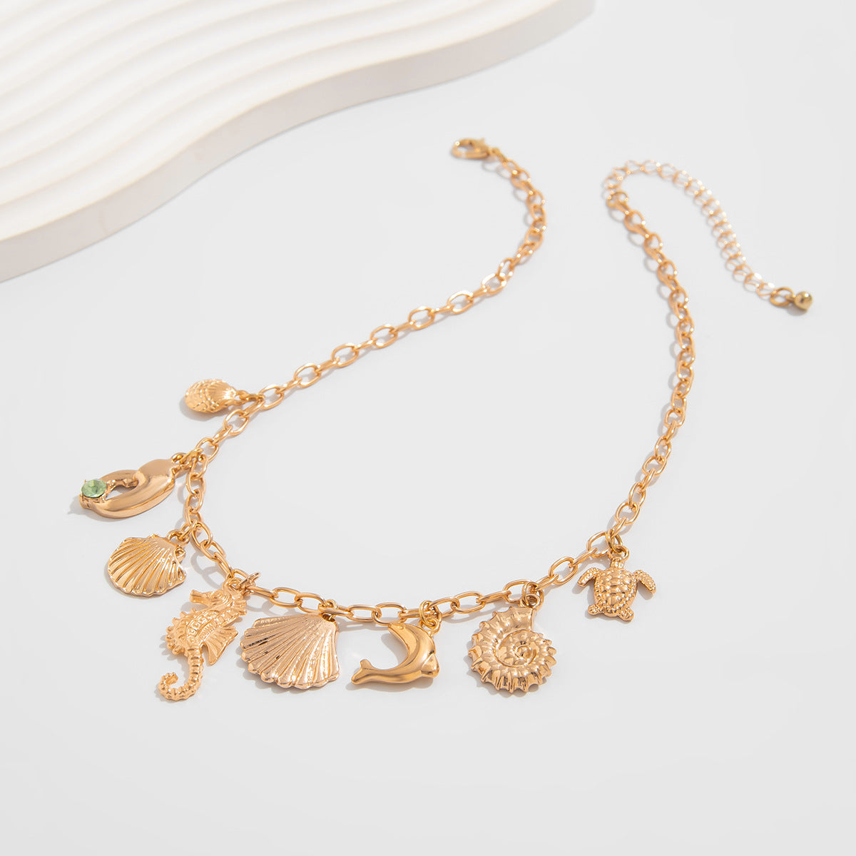 Planderful Vienna Verve Necklace – Personalized Multi-Flower Pearl Design