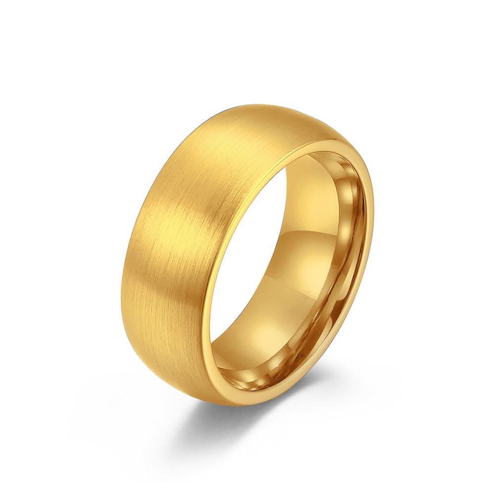 Tungsten Steel Matte Ring