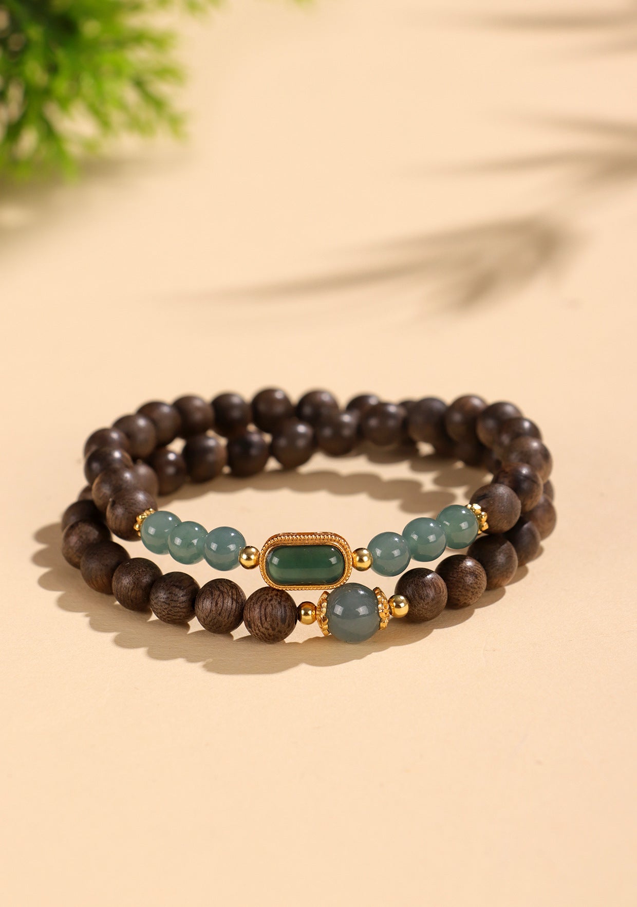 Planderful Fortune's Favor Bracelet – Elegant Chinese Style with Blue Water Jadeite