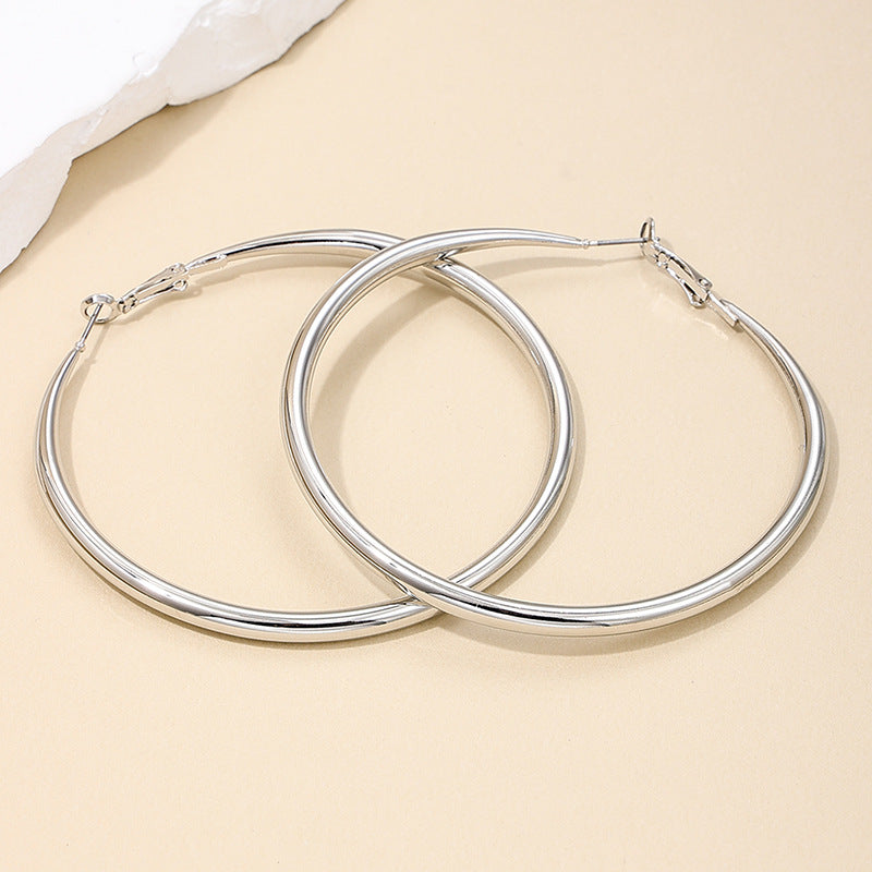 Wholesale Vienna Verve Metal Circle Earrings for Women
