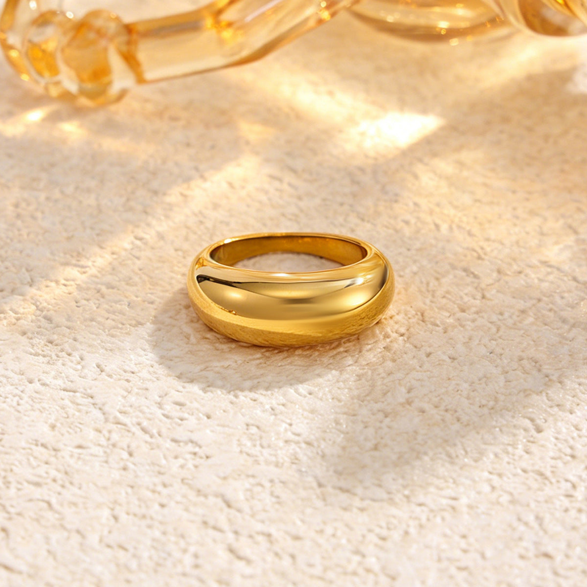 Stainless Steel Zircon Open Ring By Planderful Vienna Verve For Urban Professionals Statement Piece